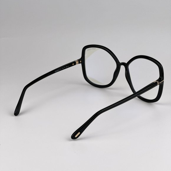 Tom Ford FT5845-B 001 BRAND NEW Eyeglasses Black Blue Block Butterfly Women - Picture 6 of 10